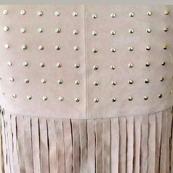 Marciano Aliana Fringe Leather Skirt - Picture 4 of 7